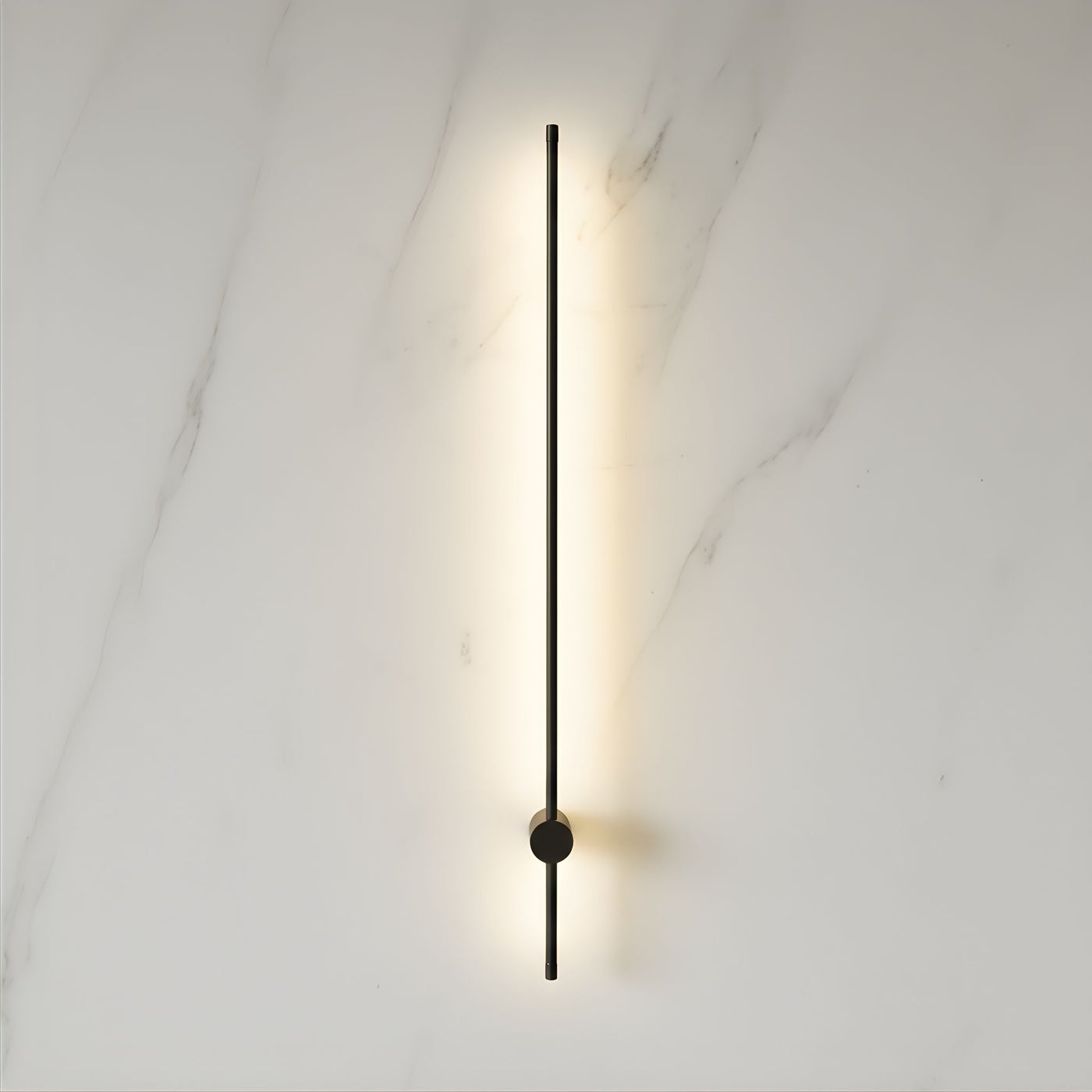 Zaevia Single Sided Linear Bar Wall Sconce Integrated LED Hardwired Minimalist Architectural Light