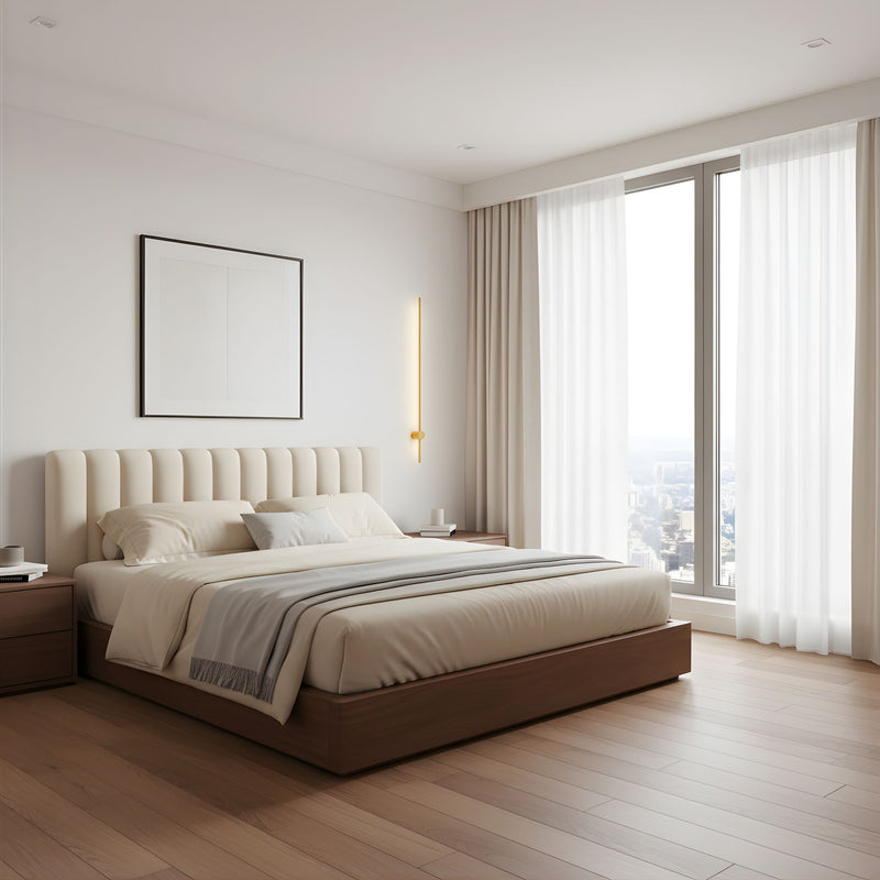 Zaevia Single Sided Linear Bar Wall Sconce Integrated LED Hardwired Minimalist Architectural Light - Wall Lamp | Zaevia