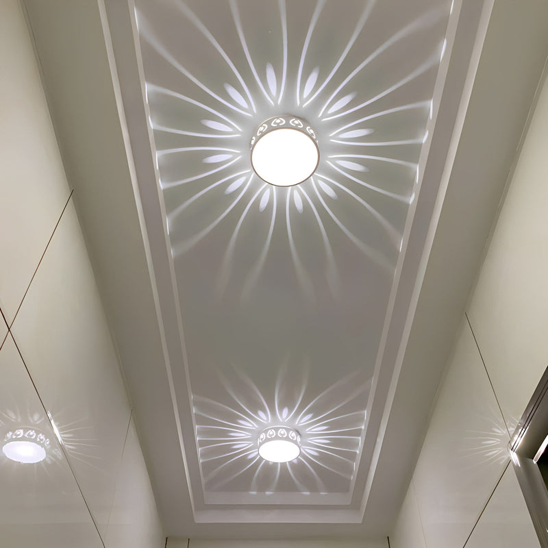 Solar Starburst LED Flush Mount Ceiling Light