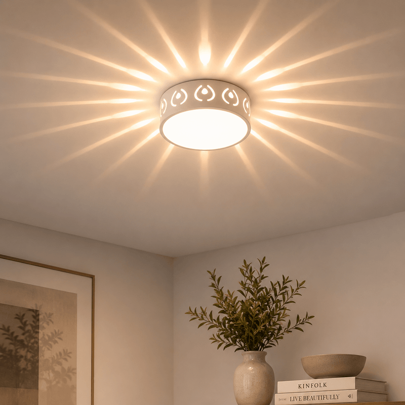 Solar Starburst LED Flush Mount Ceiling Light - Ceiling Light | Zaevia