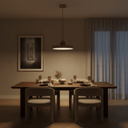 Soleil Travertine Disc & Wood Sphere Pendant Light - Pendant Light | Zaevia
