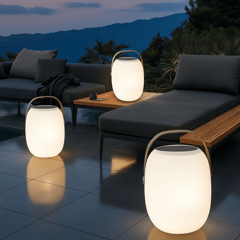 Zaevia Solis: Portable Solar Outdoor Floor Lamp - Lantern | Zaevia