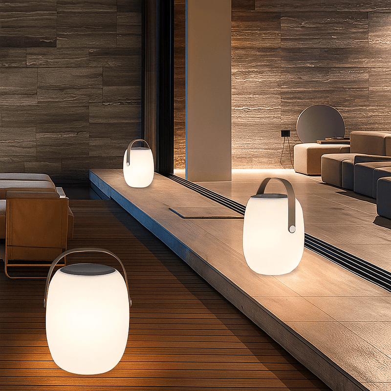 Zaevia Solis: Portable Solar Outdoor Floor Lamp - Lantern | Zaevia