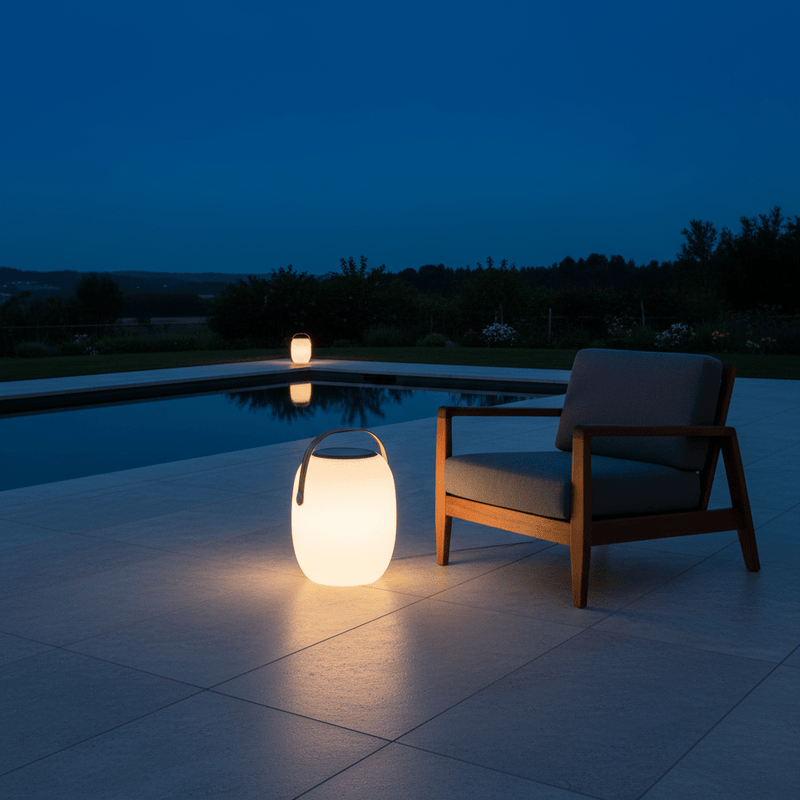 Zaevia Solis: Portable Solar Outdoor Floor Lamp - Lantern | Zaevia