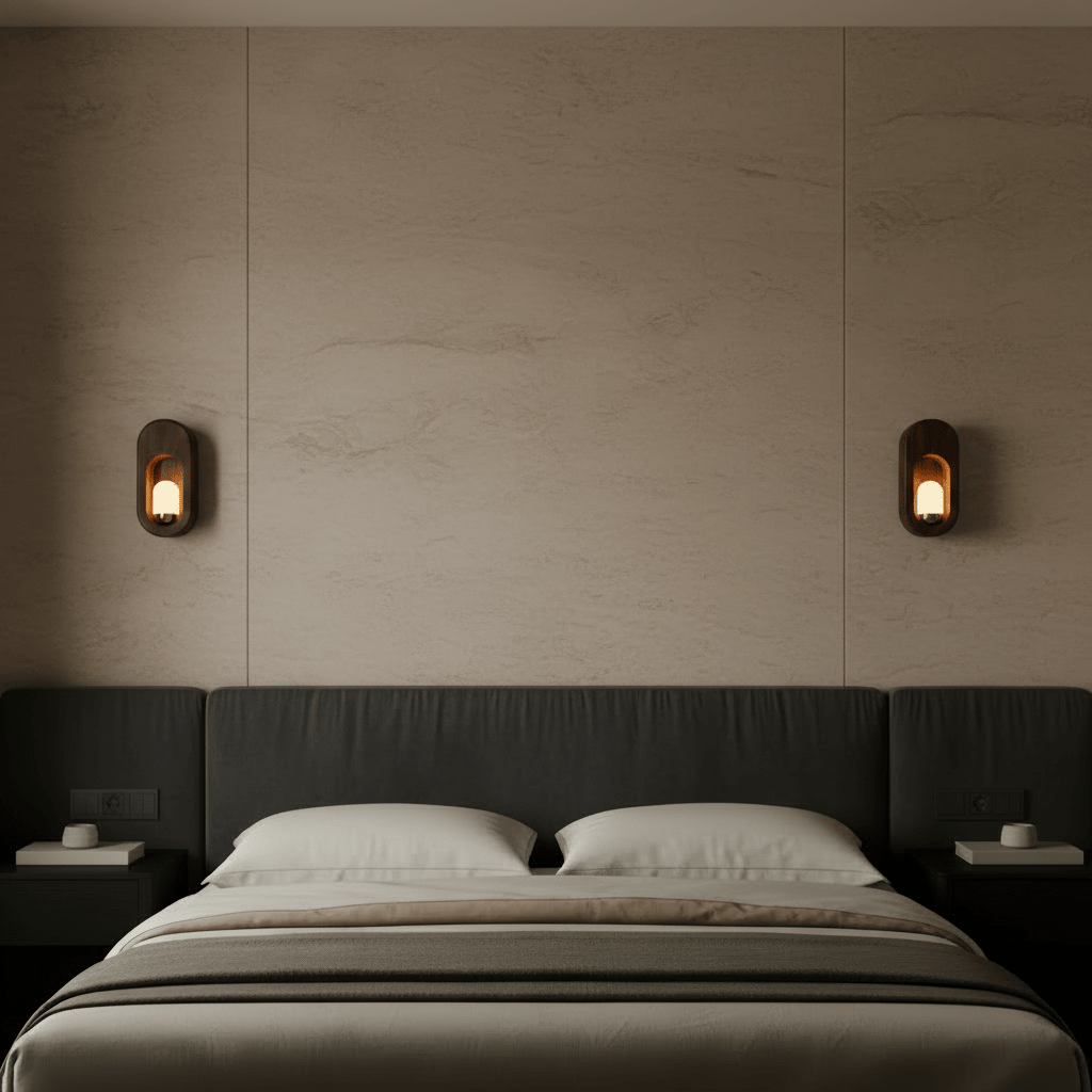 Zaevia Sora Minimalist Wood Oval Wall Sconce - Lighting > Wall Lights > Wall Sconces > Diffused Light Wall Sconces | Zaevia