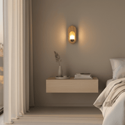 Zaevia Sora Minimalist Wood Oval Wall Sconce - Lighting > Wall Lights > Wall Sconces > Diffused Light Wall Sconces | Zaevia