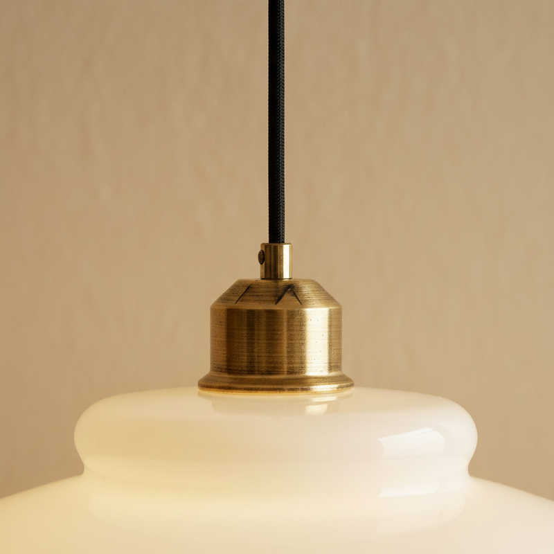 Soren Mid-Century Tiered Glass Pendant Light