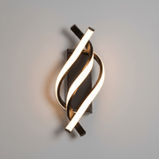 Zaevia Helix Minimalist Spiral LED Wall Sconce | 3 - Tone Color Adjustable - Wall Light | Zaevia