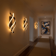 Zaevia Helix Minimalist Spiral LED Wall Sconce | 3 - Tone Color Adjustable - Wall Light | Zaevia