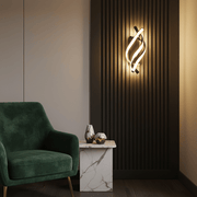 Zaevia Helix Minimalist Spiral LED Wall Sconce | 3 - Tone Color Adjustable - Wall Light | Zaevia