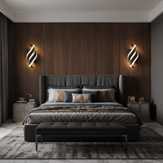 Zaevia Helix Minimalist Spiral LED Wall Sconce | 3 - Tone Color Adjustable - Wall Light | Zaevia