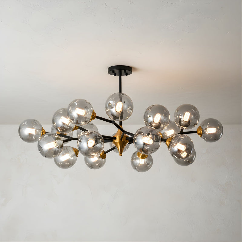 Zaevia Sputnik Chandelier Multi Light Globe Hardwired Mid Century Modern Ceiling Light - ceiling light | Zaevia
