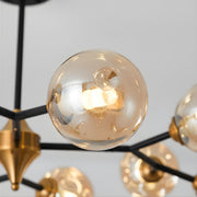 Zaevia Sputnik Chandelier Multi Light Globe Hardwired Mid Century Modern Ceiling Light - ceiling light | Zaevia