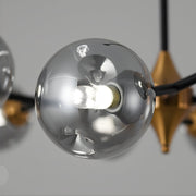 Zaevia Sputnik Chandelier Multi Light Globe Hardwired Mid Century Modern Ceiling Light - ceiling light | Zaevia