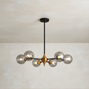 Zaevia Sputnik Chandelier Multi Light Globe Hardwired Mid Century Modern Ceiling Light - ceiling light | Zaevia