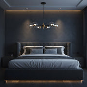 Zaevia Sputnik Chandelier Multi Light Globe Hardwired Mid Century Modern Ceiling Light - ceiling light | Zaevia