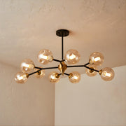 Zaevia Sputnik Chandelier Multi Light Globe Hardwired Mid Century Modern Ceiling Light - ceiling light | Zaevia