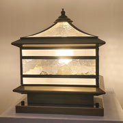 Aethel Brass Pillar Post Light - Lighting > Outdoor Lighting > Outdoor Post Lights > Pillar Lights | Zaevia