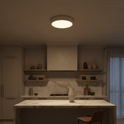 Strata Stone-Effect Flush Mount Ceiling Light - Lighting > Ceiling Lights > Flush Mount Lights > LED Flush Mounts | Zaevia