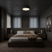 Strata Stone-Effect Flush Mount Ceiling Light - Lighting > Ceiling Lights > Flush Mount Lights > LED Flush Mounts | Zaevia