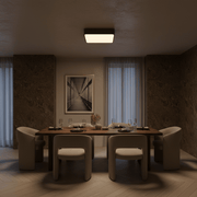 Strata Stone-Effect Flush Mount Ceiling Light - Lighting > Ceiling Lights > Flush Mount Lights > LED Flush Mounts | Zaevia