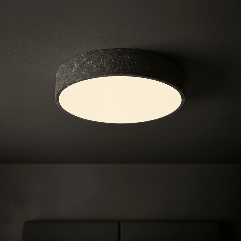 Strata Stone-Effect Flush Mount Ceiling Light - Lighting > Ceiling Lights > Flush Mount Lights > LED Flush Mounts | Zaevia
