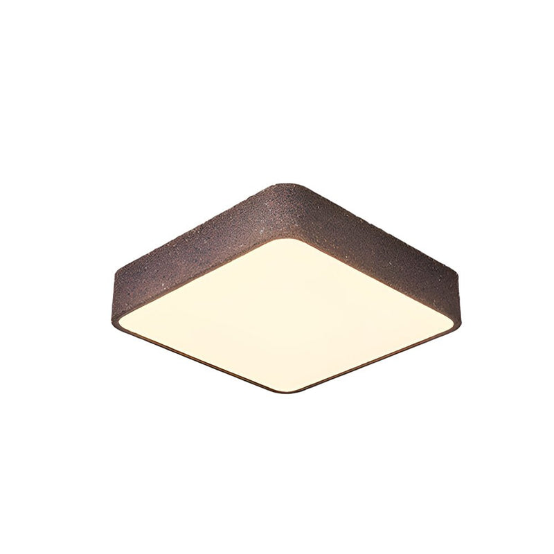 Strata Stone-Effect Flush Mount Ceiling Light - Lighting > Ceiling Lights > Flush Mount Lights > LED Flush Mounts | Zaevia