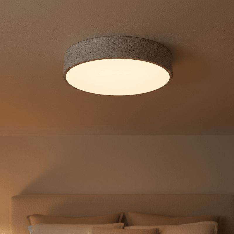 Strata Stone-Effect Flush Mount Ceiling Light - Lighting > Ceiling Lights > Flush Mount Lights > LED Flush Mounts | Zaevia