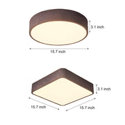 Strata Stone-Effect Flush Mount Ceiling Light - Lighting > Ceiling Lights > Flush Mount Lights > LED Flush Mounts | Zaevia