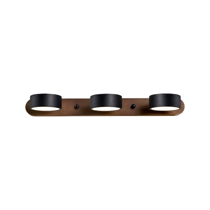 Terra Travertine & Wood Vanity Light
