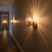 Zaevia Thalassa: Glass Shell Sconce - Wall Light | Zaevia
