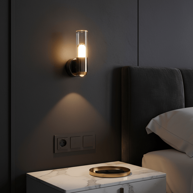 Thalia Minimalist Optical Acrylic Wall Sconce - Lighting > Wall Lights > Wall Sconces > Down Light Wall Sconces | Zaevia