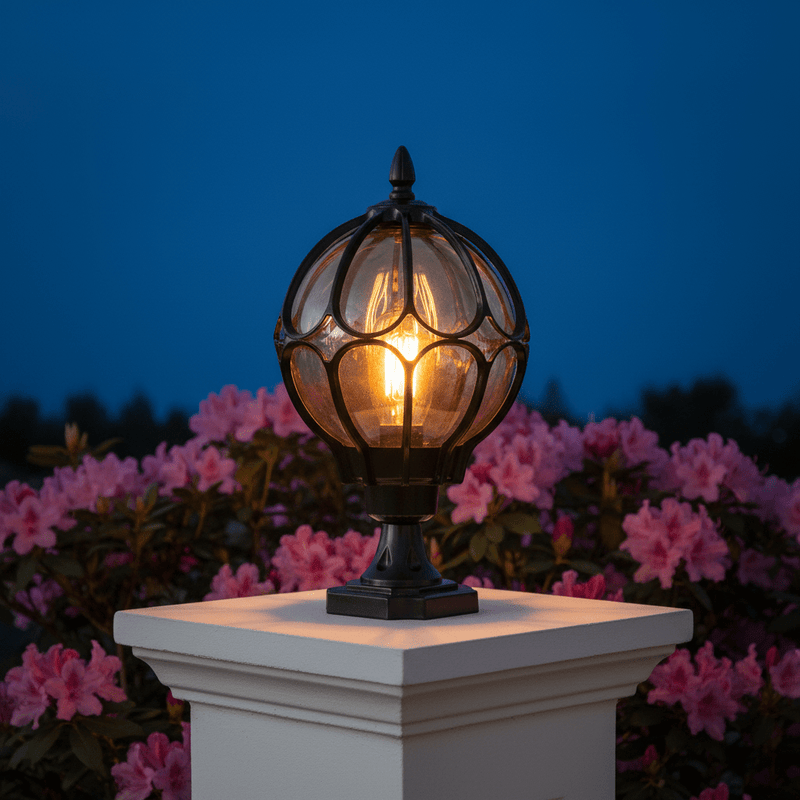 Vintage Orbital Pier Mount Light