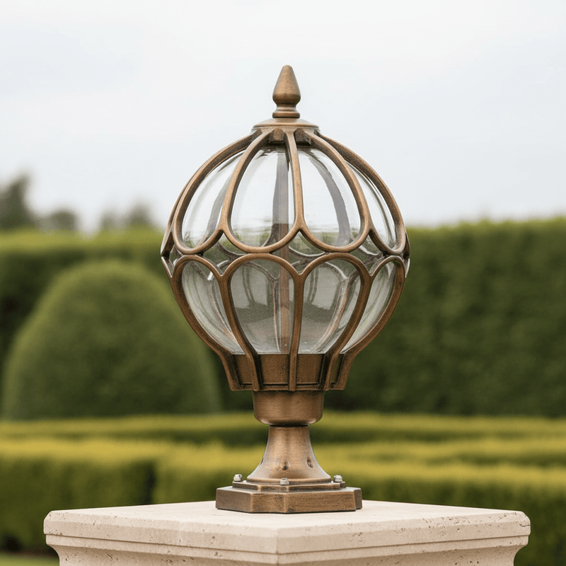 Vintage Orbital Pier Mount Light