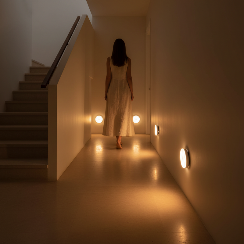 Wireless Motion Sensor LED Puck Light