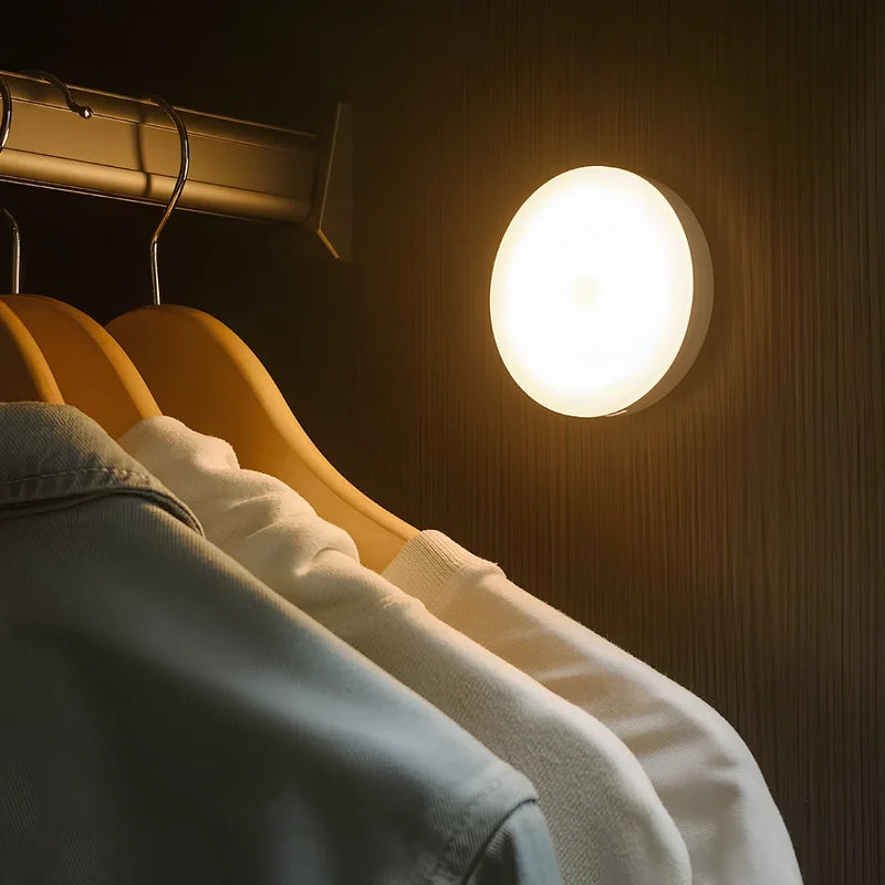 Wireless Motion Sensor LED Puck Light