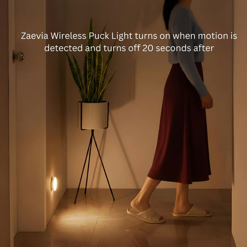 Wireless Motion Sensor LED Puck Light