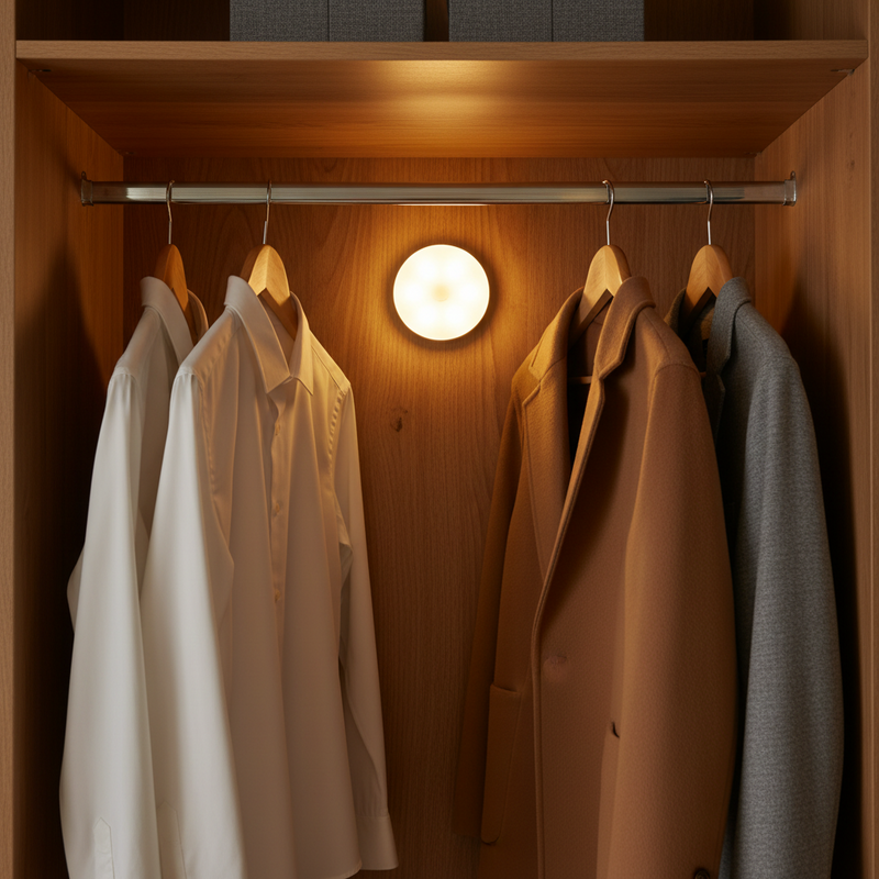 Wireless Motion Sensor LED Puck Light